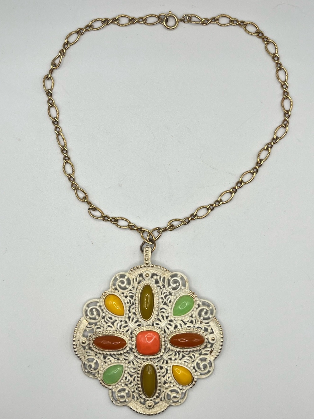 Vintage Baroque 70’s Glam Statement Choker Necklace